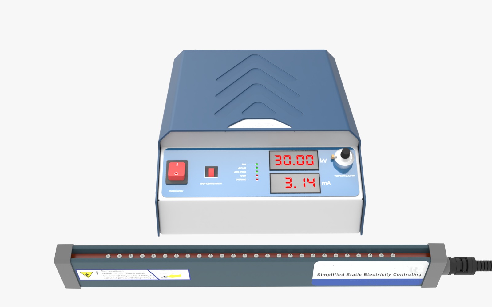 SB Elektrostatik Yükleme Jeneratörü ve Barı